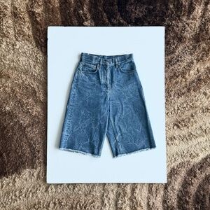 Dries Van Noten Indigo Denim Shorts